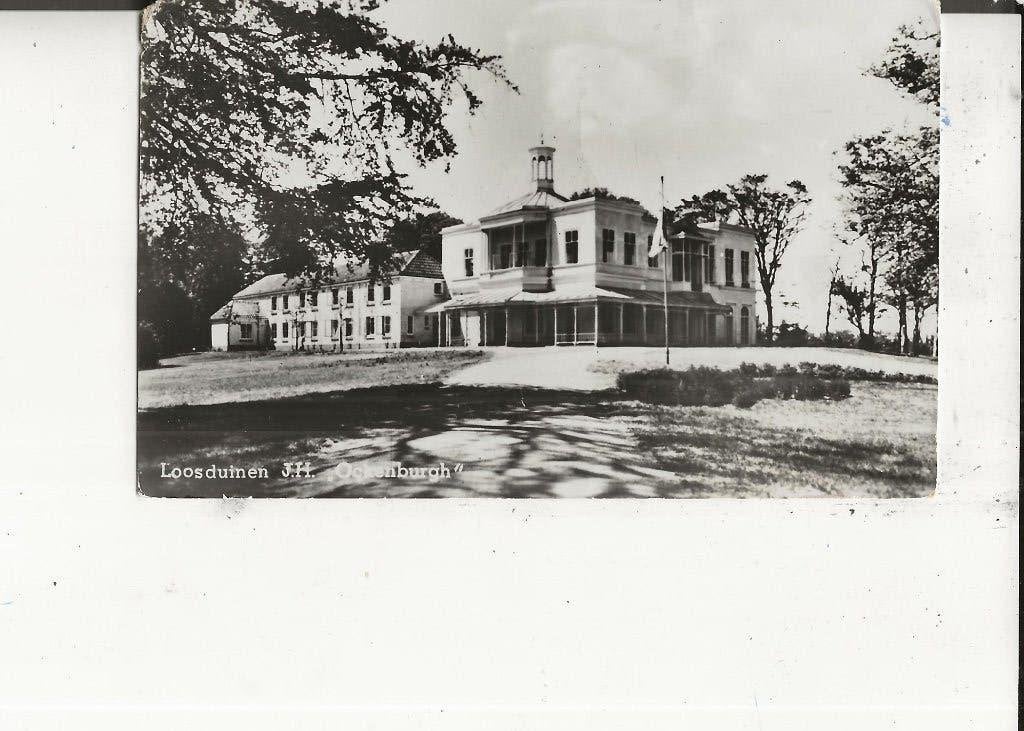 Loosduinen Jeugdherberg Ockenburgh 11-7-1951, Ophalen of Verzenden, 1940 tot 1960, Gelopen, Zuid-Holland