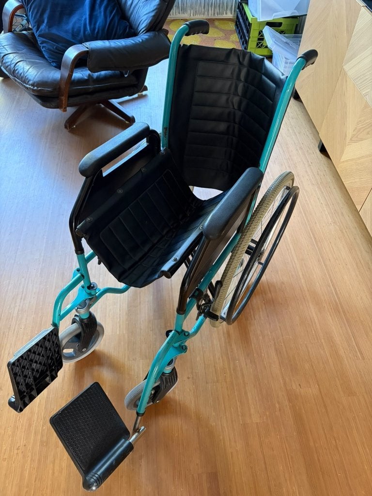 opklapbare rolstoel, Ophalen, Inklapbaar, Gebruikt, Duwrolstoel
