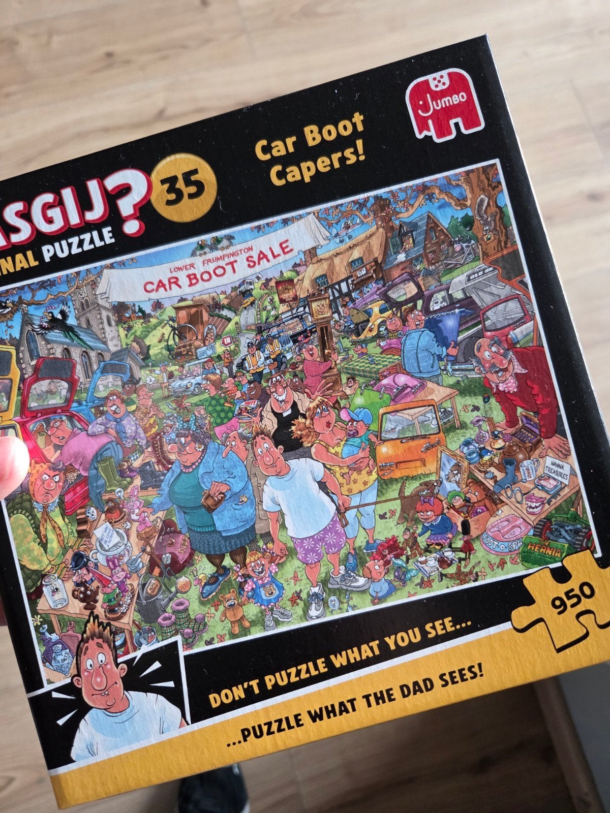 Jan van Haasteren Legpuzzel - Car Boot Capers! (950 stukjes), Ophalen of Verzenden, 500 t/m 1500 stukjes, Zo goed als nieuw, Legpuzzel