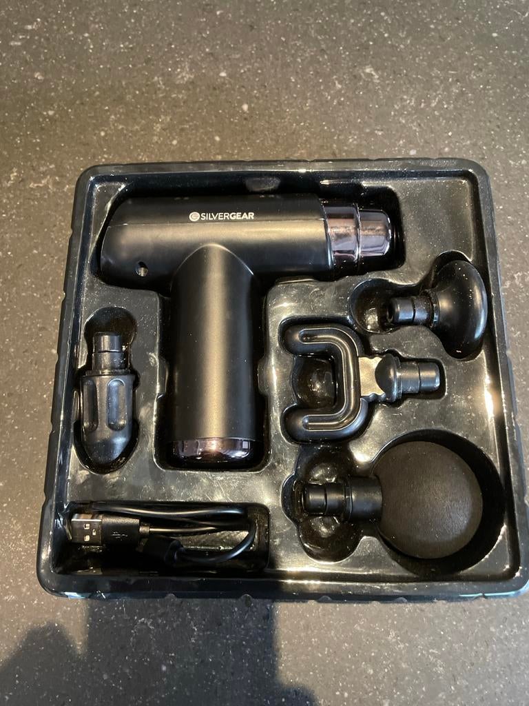 Silvergear Massage Gun - Diepe Weefsel Percussie Massager, Ophalen of Verzenden, Zo goed als nieuw, Apparaat