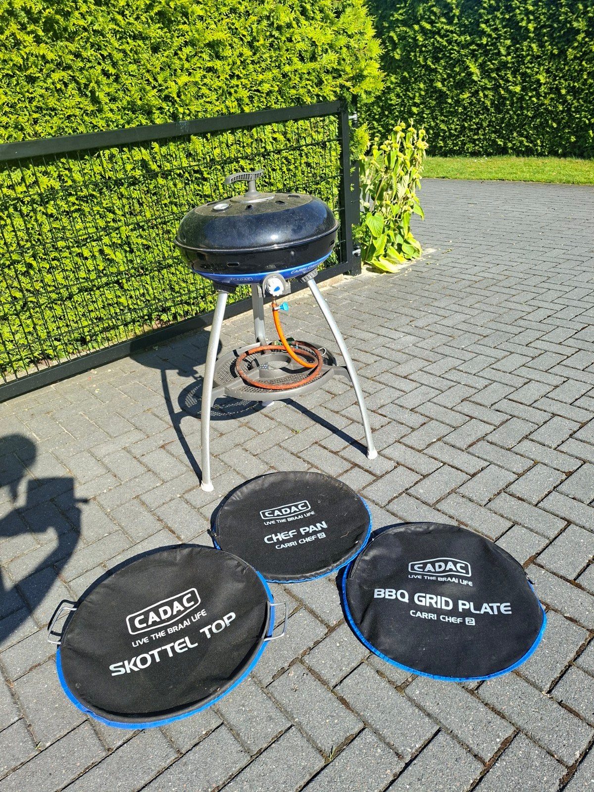 Cadac Carri Chef 2 gasbarbecue met accessoires, Ophalen, Gebruikt, Cadac