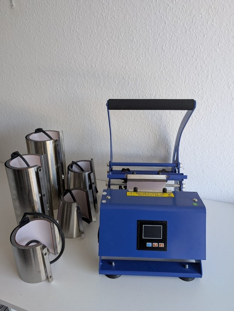 Mokkenpers met 6 elementen nieuw!, Hobby en Vrije tijd, Knutselen, Overige thema's, Nieuw, Machine, Blauw