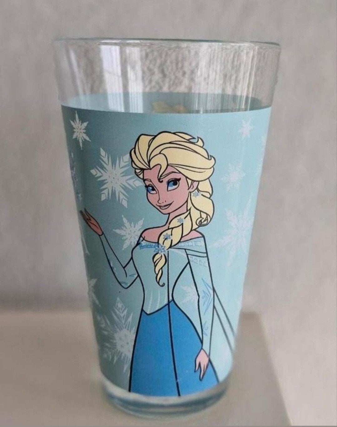 Frozen glas, Ophalen of Verzenden, Zo goed als nieuw, Frisdrankglas