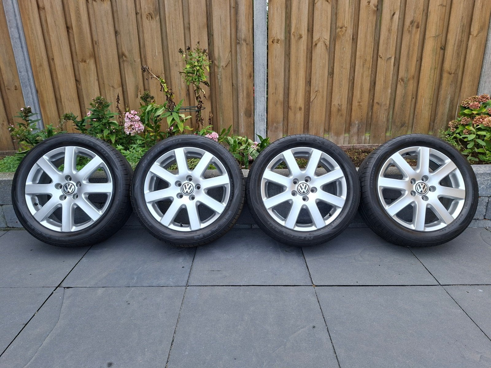 7,5mm 17 inch 5x112 Origineel VW velgen 205 50 17 nex, Auto-onderdelen, Banden en Velgen, Ophalen, Gebruikt, Velg(en), 17 inch