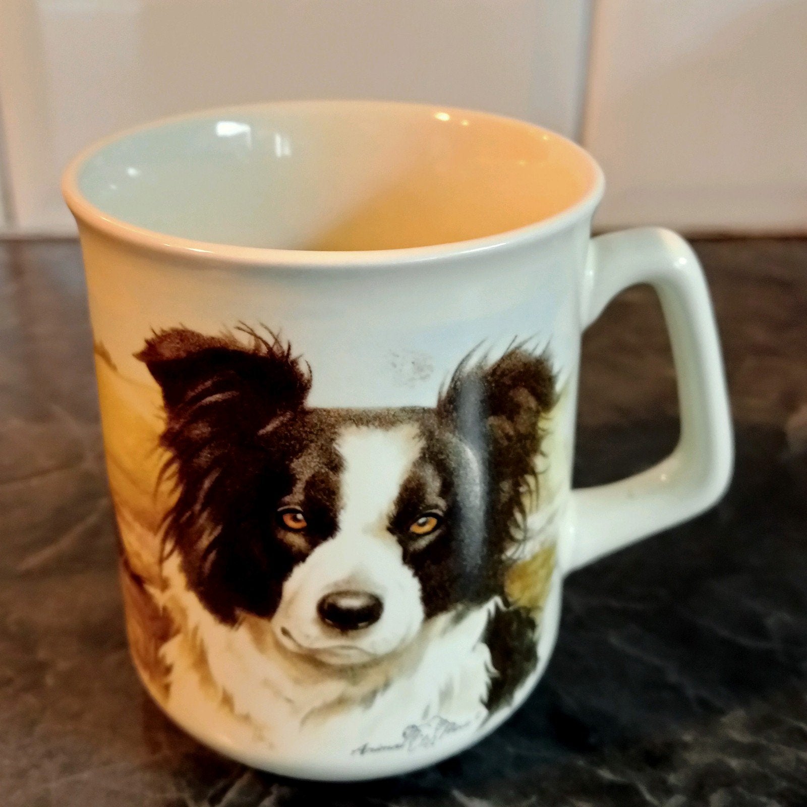 Mok met Border Collie en schapen - Animal Prints, Ophalen, Zo goed als nieuw, Beeldje of Figuurtje
