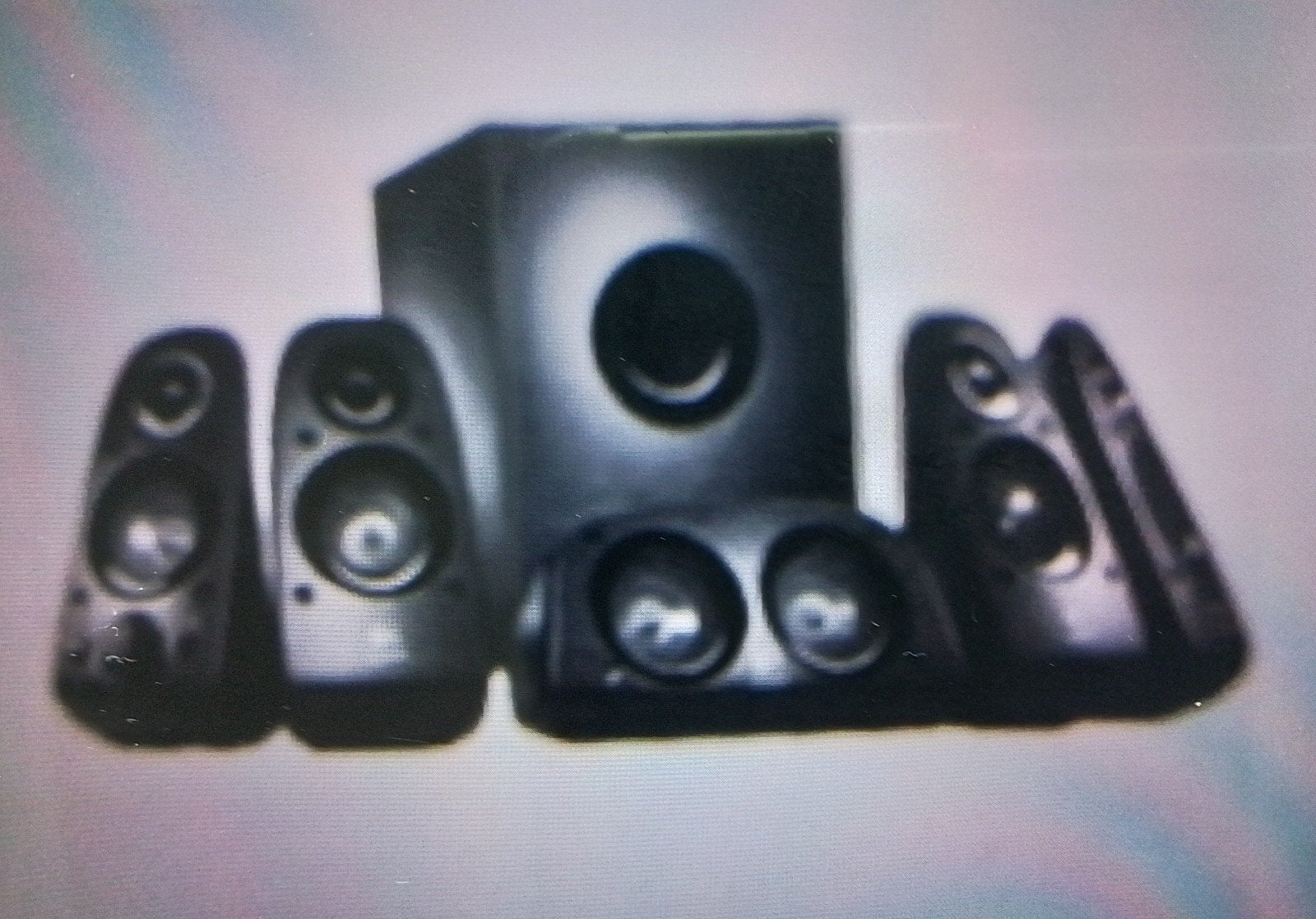 logitech Z506 surround sound set 6 delig, Ophalen of Verzenden, Zo goed als nieuw, Surroundset, Logitech