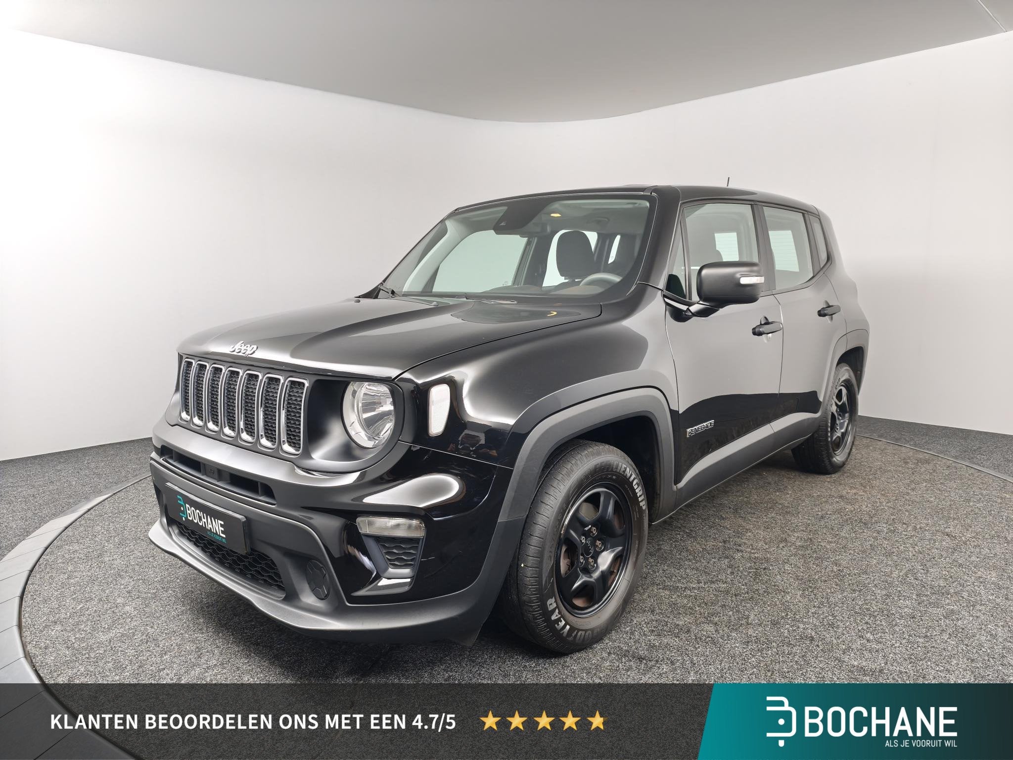 Jeep Renegade 1.0T Sport | Cruise Control | Bluetooth | DAB+, Auto's, Jeep, Voorwielaandrijving, Stof, Met garantie (alle), Zwart