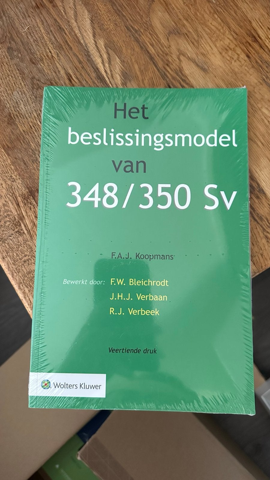 Het beslissingsmodel van 348/350 Sv - Veertiende druk, Ophalen of Verzenden, Gamma, Nieuw, HBO