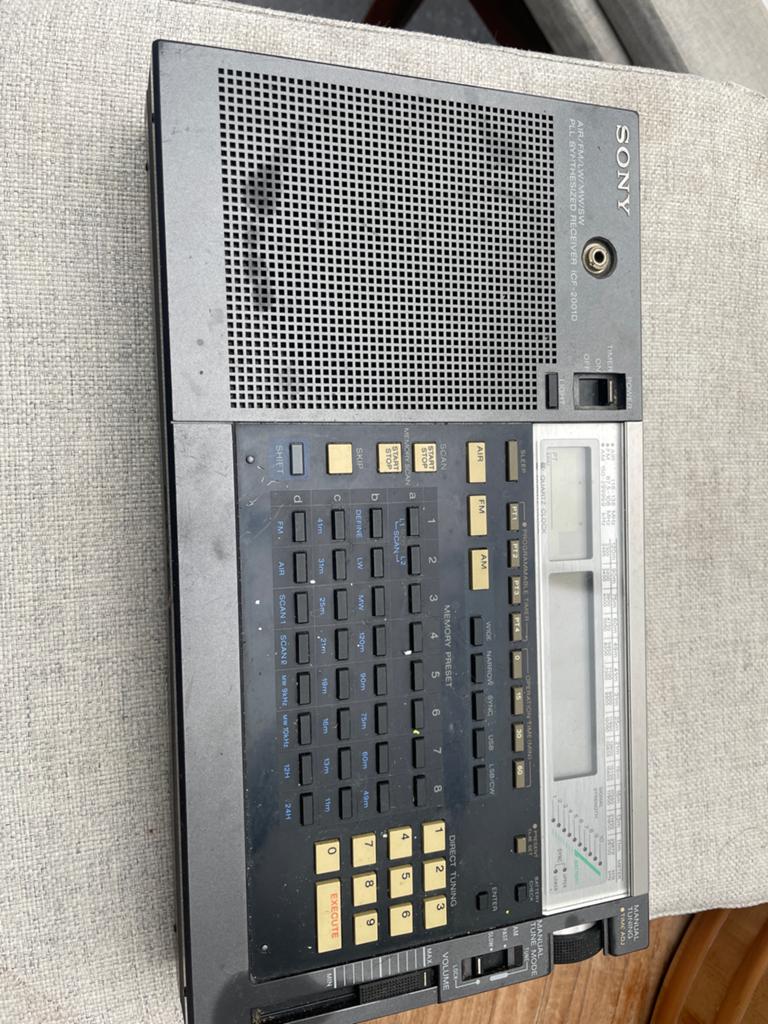 Sony ICF-2001D PLL Synthesized Wereldontvanger Radio, Ophalen of Verzenden, Gebruikt, Wereldontvanger