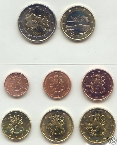 Diverse setjes Finland 1 cent t/m 2 euro in UNC-kwaliteit, Postzegels en Munten, Munten | Europa | Euromunten, Verzenden, Finland