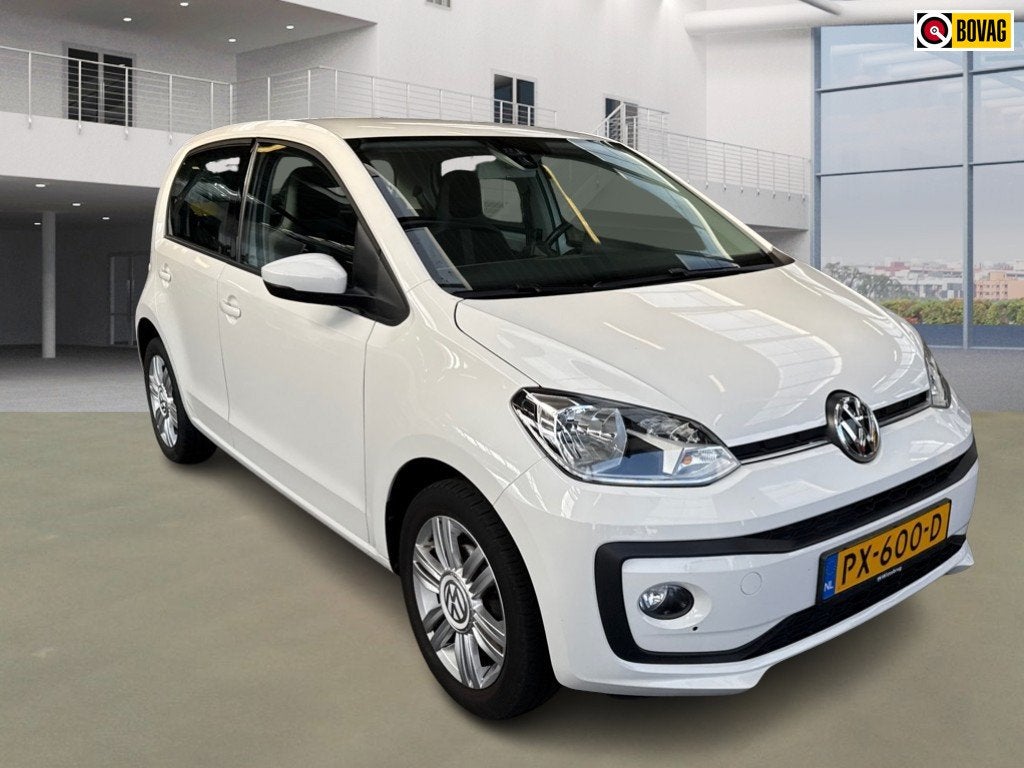 Volkswagen Up! 1.0 BMT high up! / NL AUTO ! / CAMERA / CRUIS, Auto's, Voorwielaandrijving, Dealer onderhouden, Gebruikt, Leder en Stof