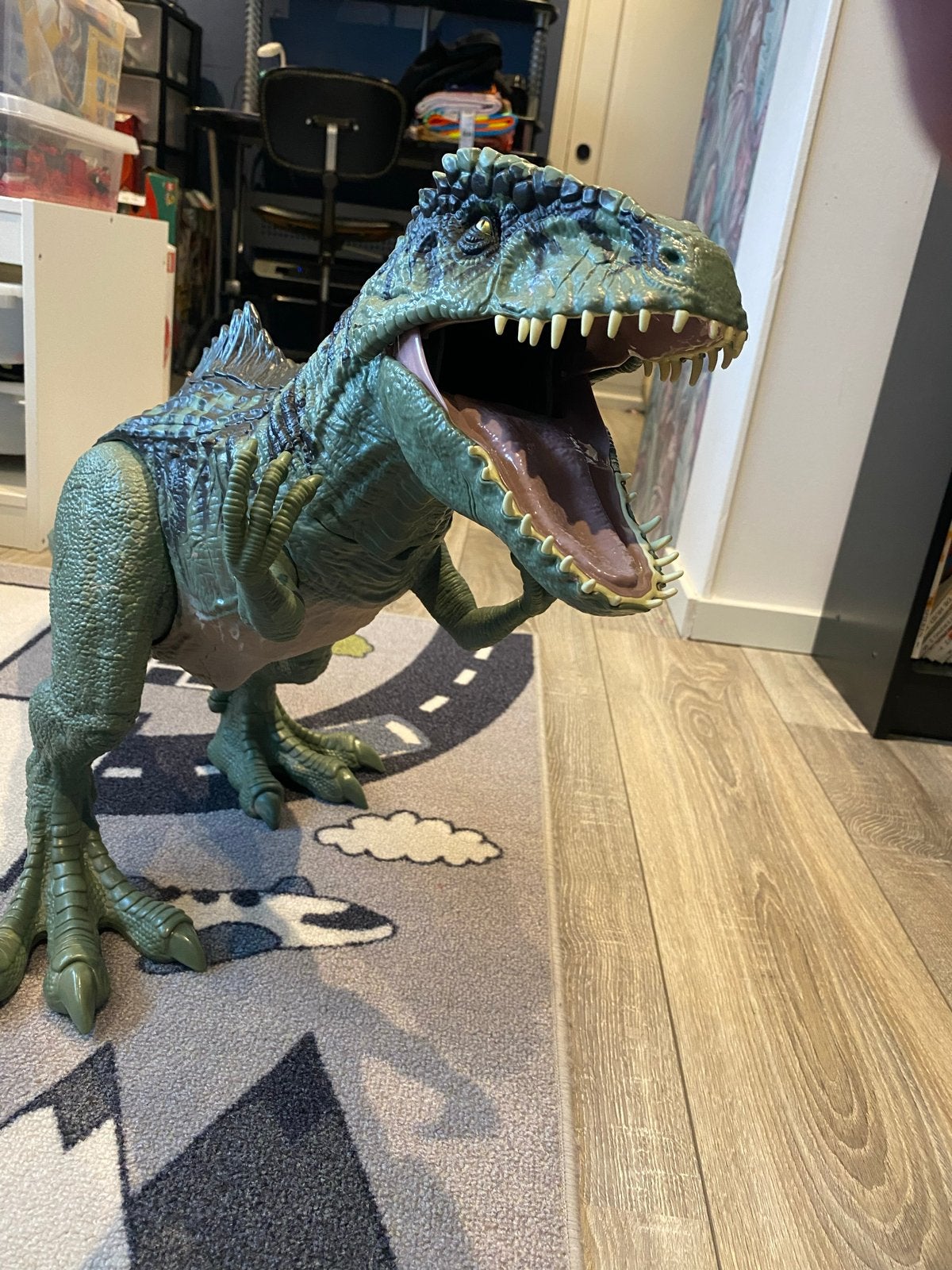 Jurassic World Indominus Rex dinosaurus speelgoed, Kinderen en Baby's, Ophalen of Verzenden, Zo goed als nieuw