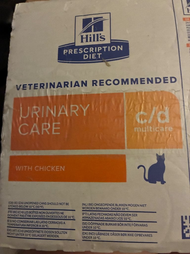 Urinary care C/D voer 24 blikken kattenvoer, Dieren en Toebehoren, Ophalen, Kat