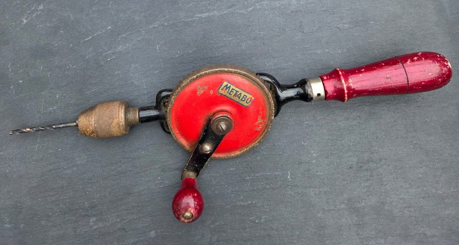 Vintage Metabo handboor, Ophalen