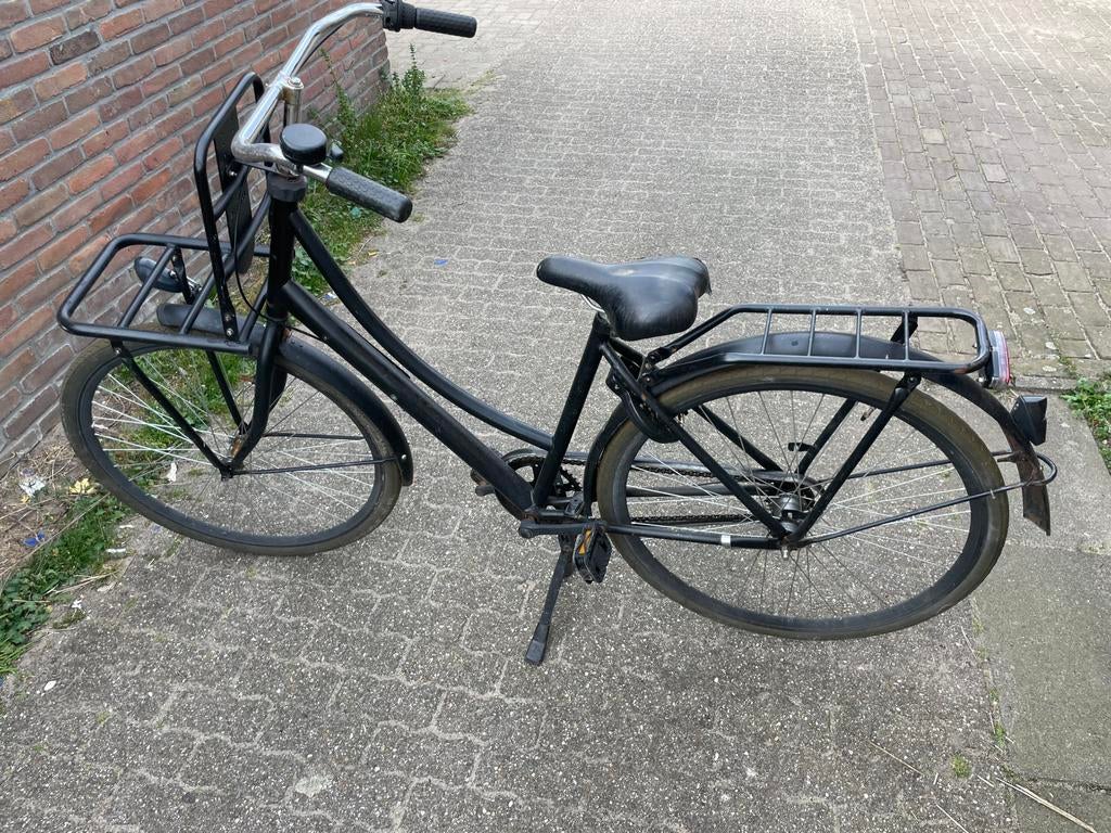 Zwarte fiets, Ophalen, Zo goed als nieuw