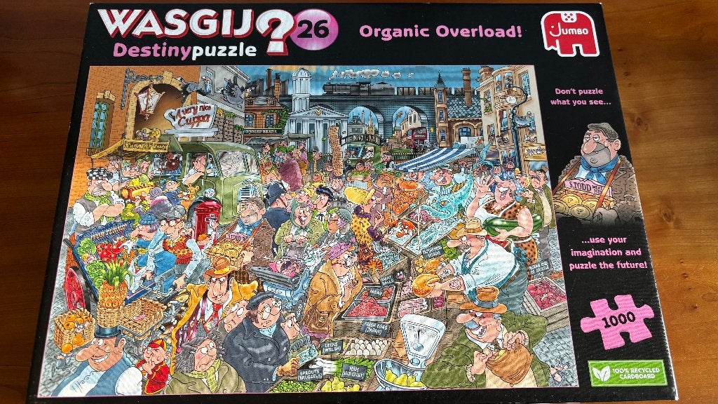 Wasgij puzzel Destiny 26 Organic Overload, Hobby en Vrije tijd, Denksport en Puzzels, Ophalen, 500 t/m 1500 stukjes, Zo goed als nieuw