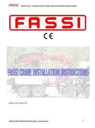 Fassi Cranes Manuals Collection Pack, Verzenden