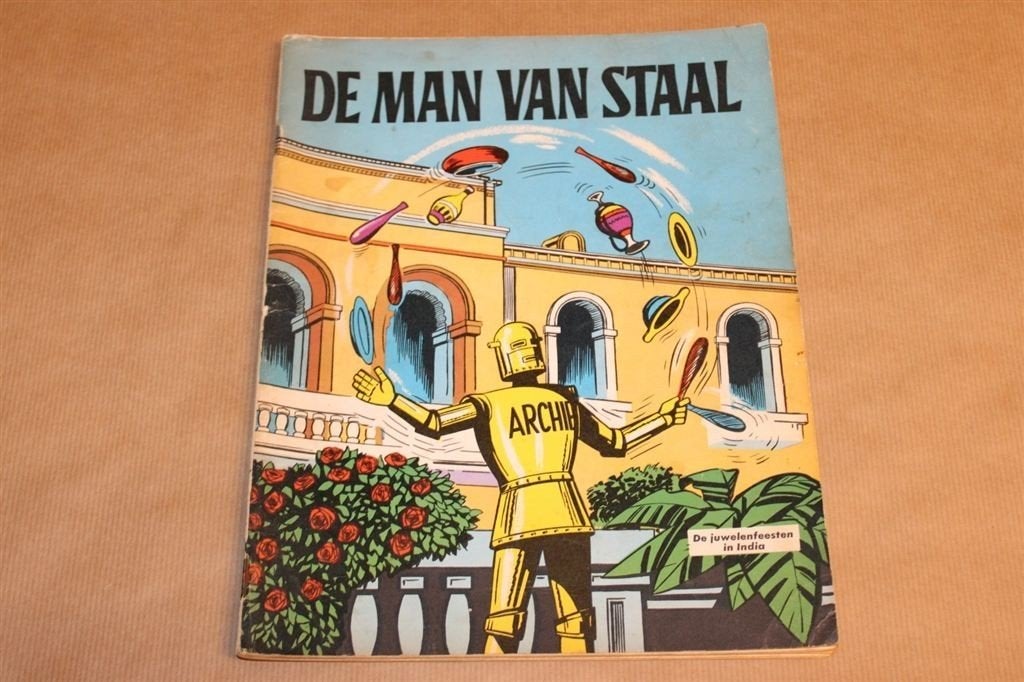 Archie de man van staal - Juwelenfeesten in India, Boeken, Stripboeken, Eén stripboek, Ophalen of Verzenden, Zo goed als nieuw