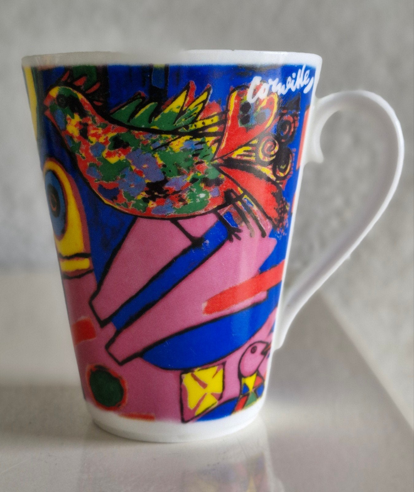Corneille Fine Bone China Mok - Kleurrijk Design, Ophalen of Verzenden