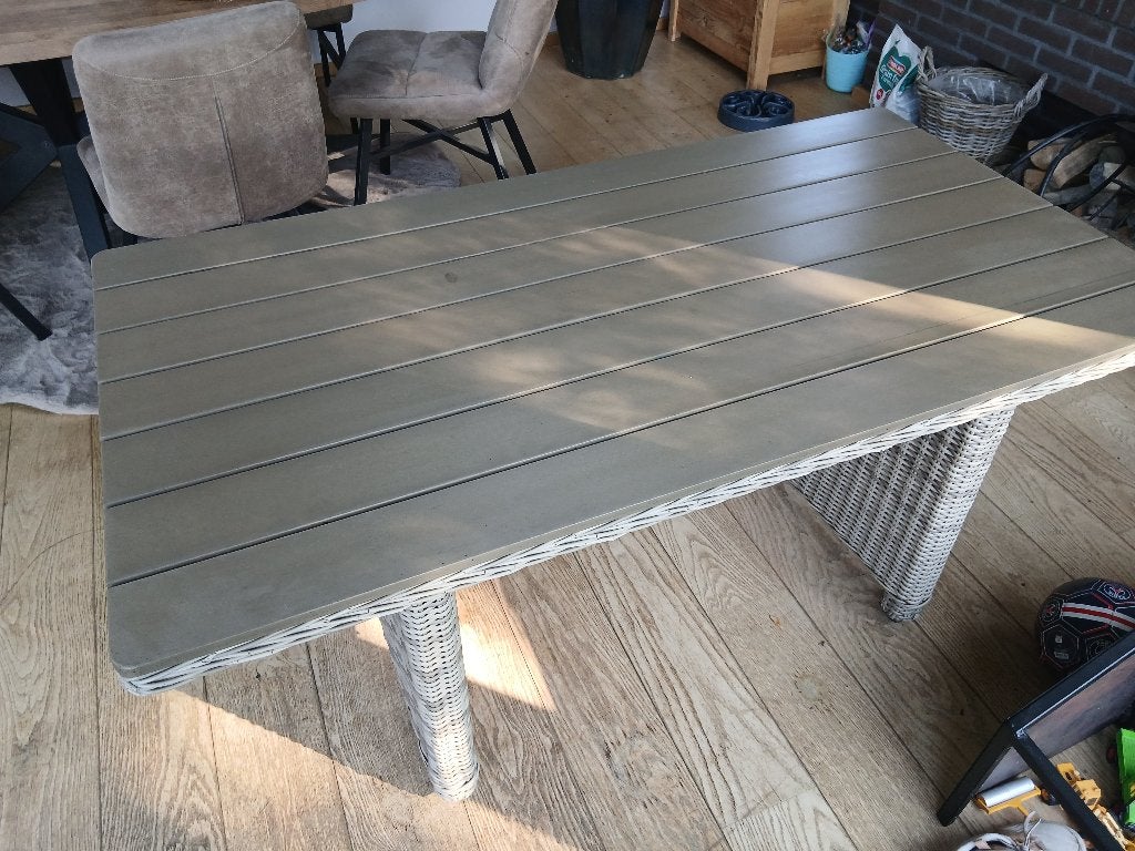 Tuintafel Bois Lu Duc, Ophalen, Gebruikt, Rechthoekig, Overige materialen