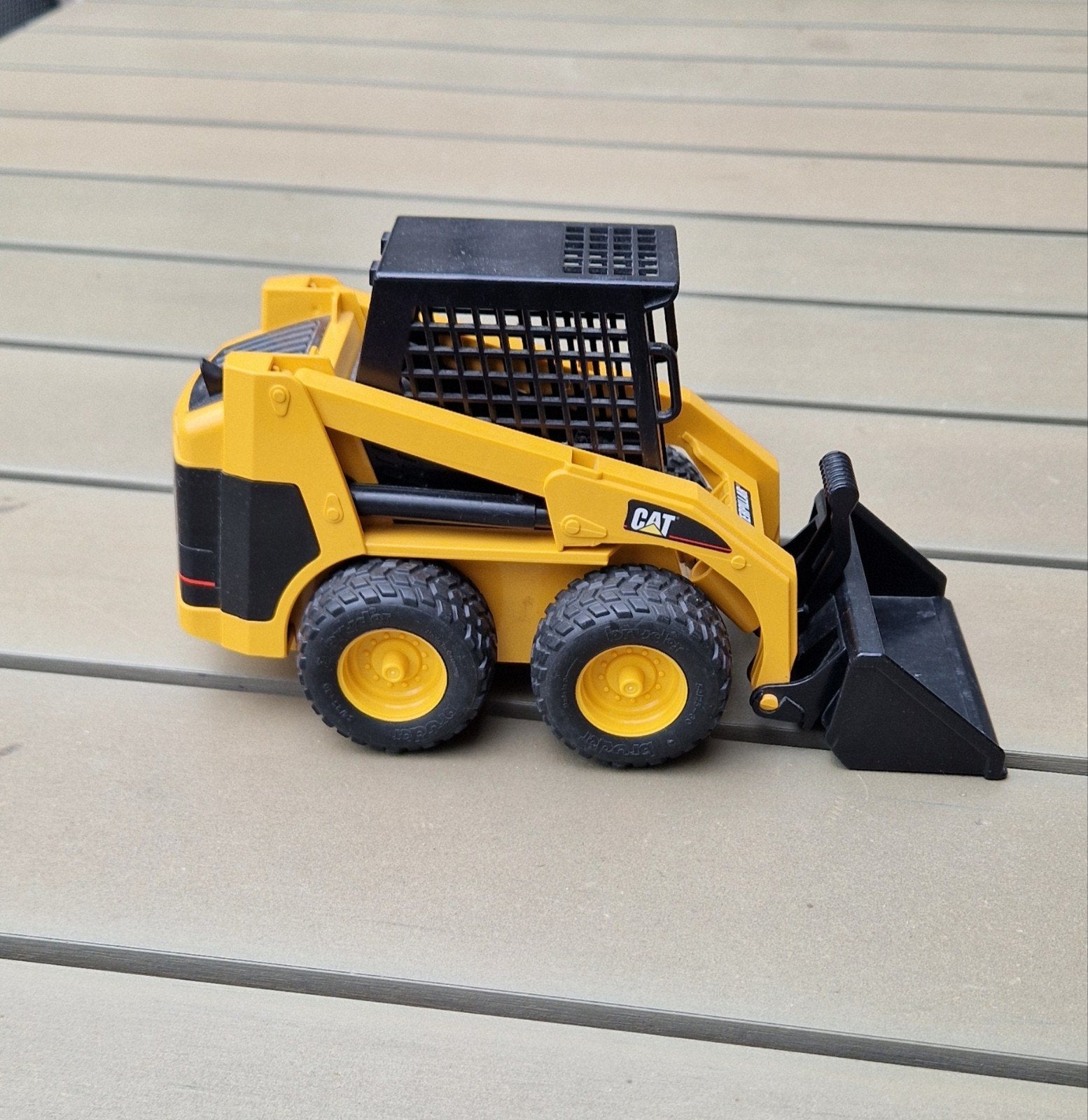 Bruder Caterpillar skidsteer loader, Ophalen of Verzenden, Gebruikt