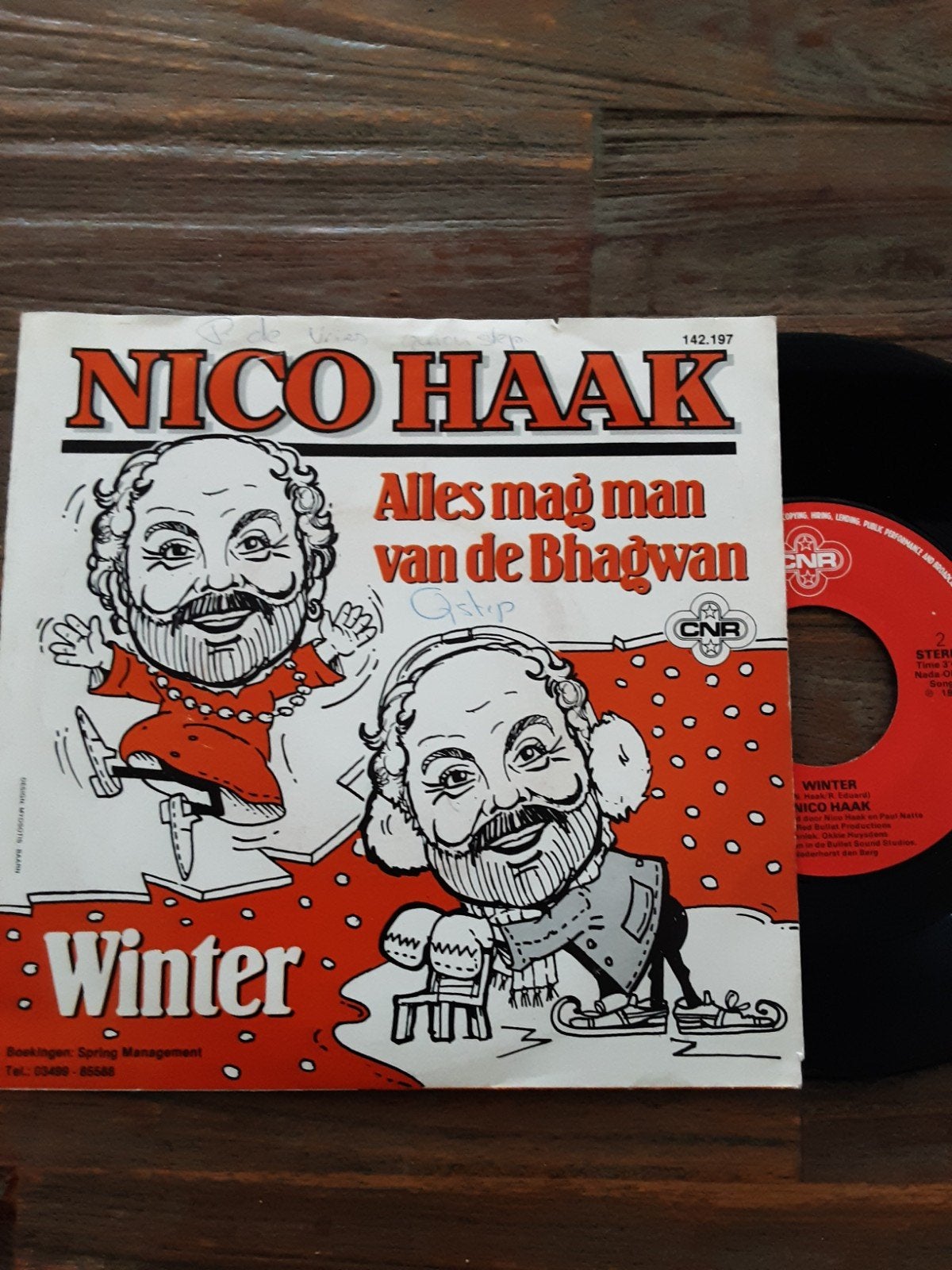 Nico Haak alles mag van de Bhagwan single piraat., Ophalen of Verzenden