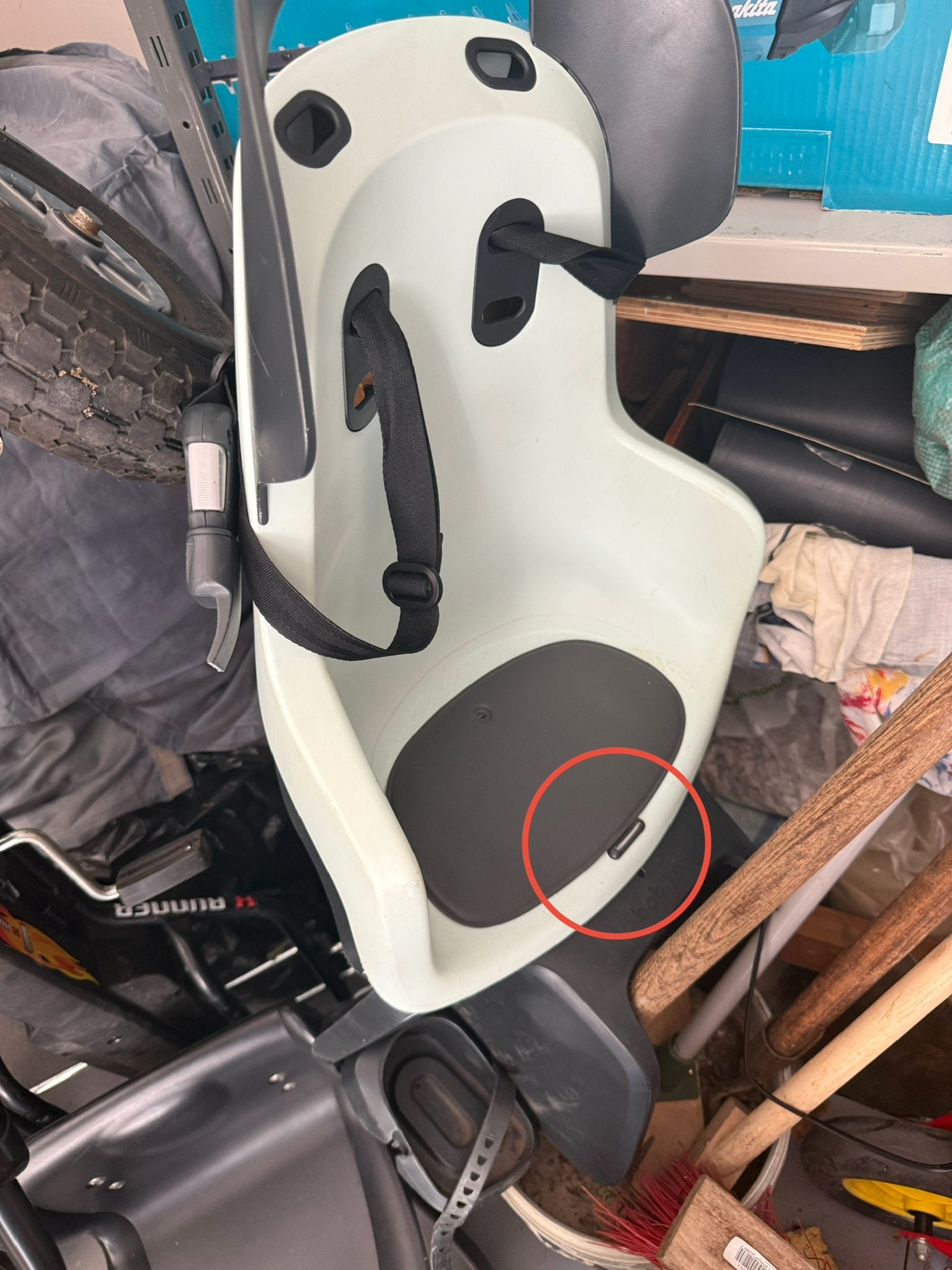 fietszitje Bobike Maxi GO - Achterzitje 9-18kg, Achterzitje, 9 t/m 18 kg, Ophalen of Verzenden, Gebruikt