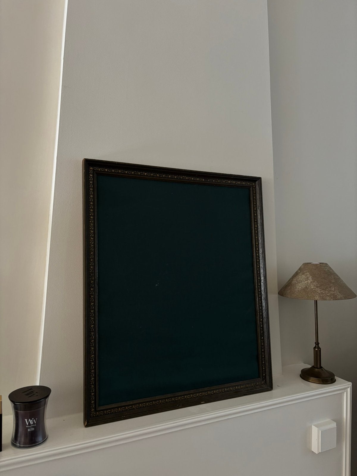 Vintage houten lijst met decoratief houtsnijwerk 72  61 cm, Huis en Inrichting, Woonaccessoires | Lijsten, Ophalen, Bruin, Zo goed als nieuw