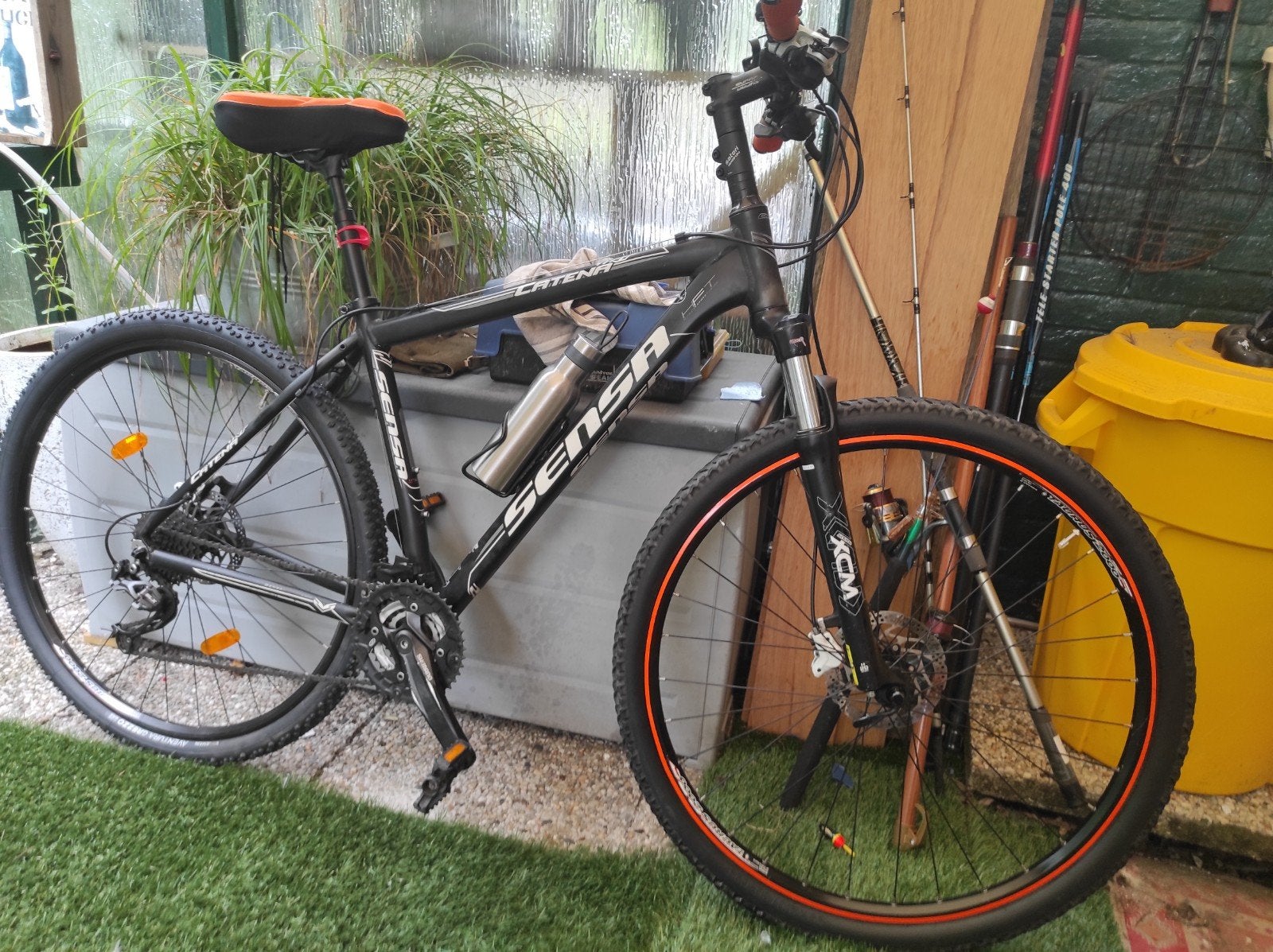 Sensa Catena Mountainbike - Zwart met oranje accenten, Ophalen, Gebruikt, Overige merken