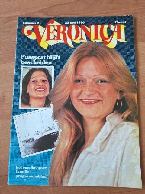 Veronica 1976 Pussycat Jack Nicholson Adele Bloemendaal Miss, Verzamelen, Verzenden, 1960 tot 1980, Nederland, Tijdschrift