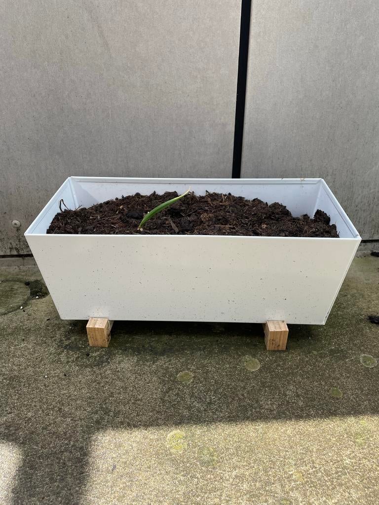 IKEA vierkante bloempot 32x15cm, Minder dan 30 cm, Minder dan 60 cm, Ophalen of Verzenden, Zo goed als nieuw