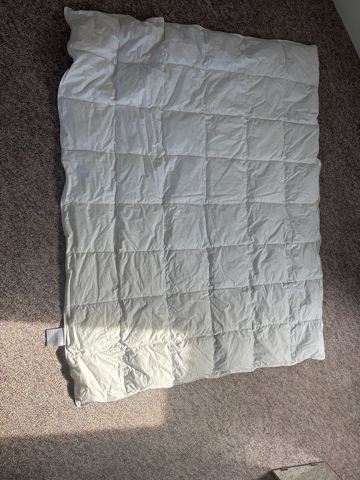 Prénatal Deltex Junior Dekbed Eendendons 120x150 cm, Eenpersoons, Wit, Dons en Veren, Ophalen of Verzenden