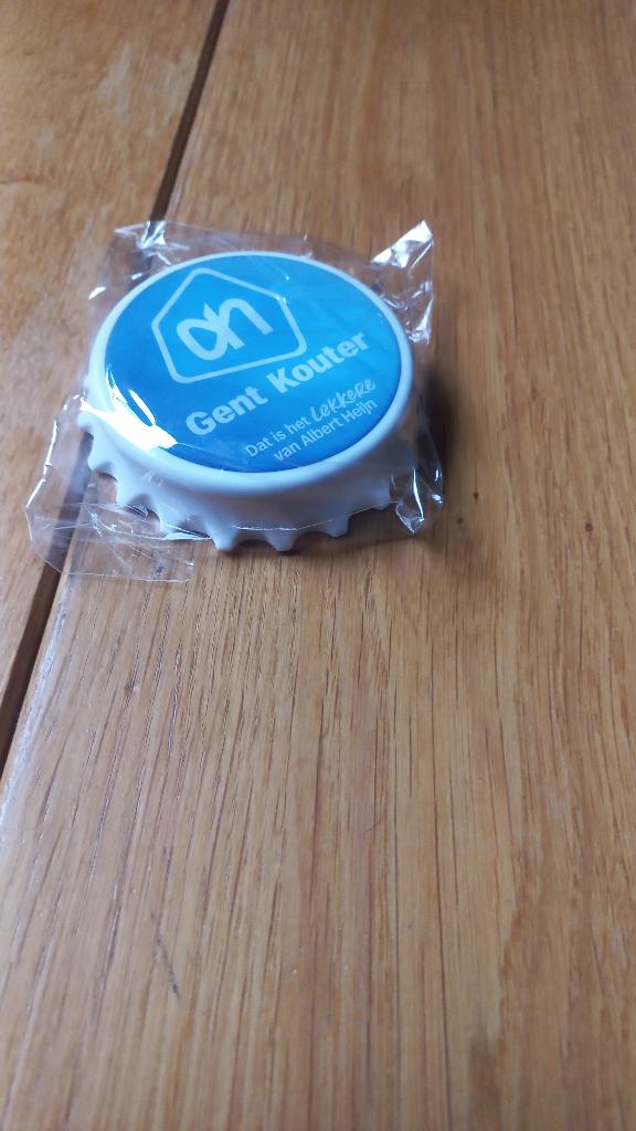 AH bieropener / koelkastmagneet - nieuw, Huis en Inrichting, Keuken | Keukenbenodigdheden, Nieuw, Ophalen of Verzenden, Metaal