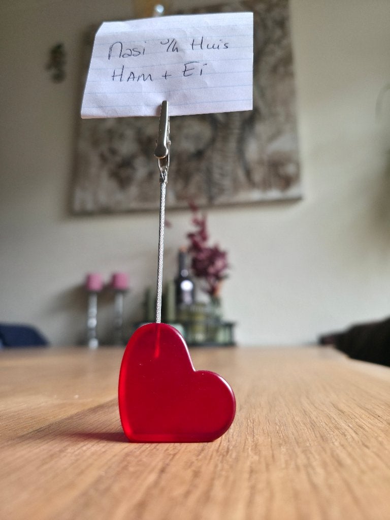 Memo houders, memohouder hartje, Ophalen, Nieuw