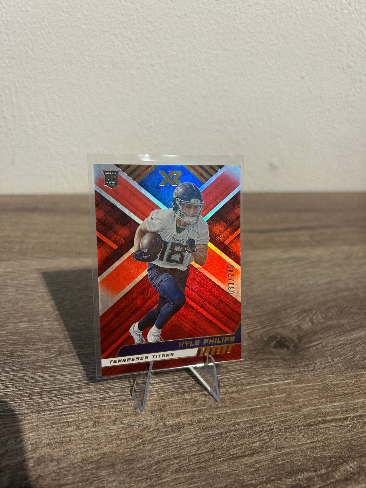 Kyle Philips 2022 Panini Xr Football #160 Red /249 Rookie RC, Hobby en Vrije tijd, Stickers en Plaatjes, Ophalen of Verzenden