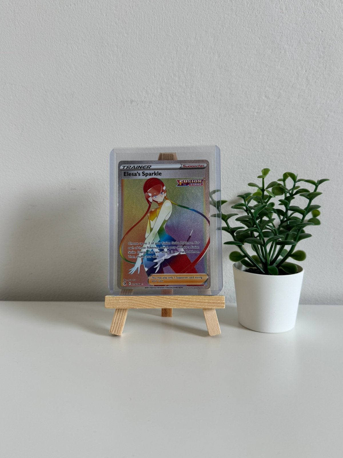 Elesa’s Sparkle Pokémon kaart, Ophalen of Verzenden, Zo goed als nieuw, Poppenhuis