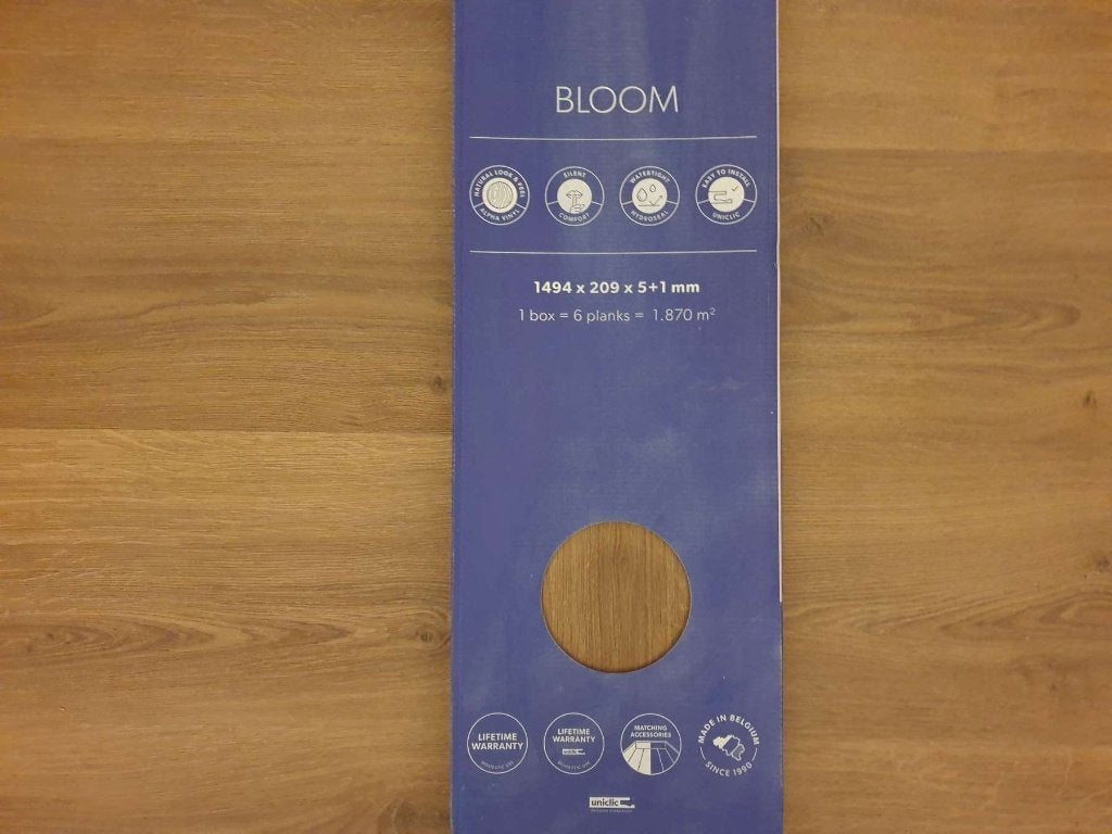 Quickstep Alpha Vinyl Bloom Botanische karamel eik 1,56m2, Overige typen, Nieuw, Ophalen of Verzenden, 10 m² of meer