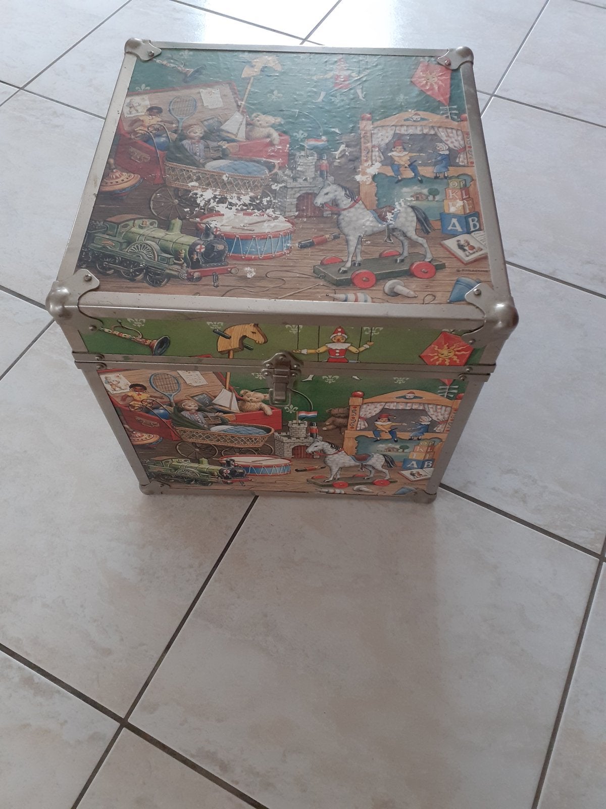 Nostalgische (Speelgoed) kist, Ophalen, Gebruikt, Minder dan 50 cm