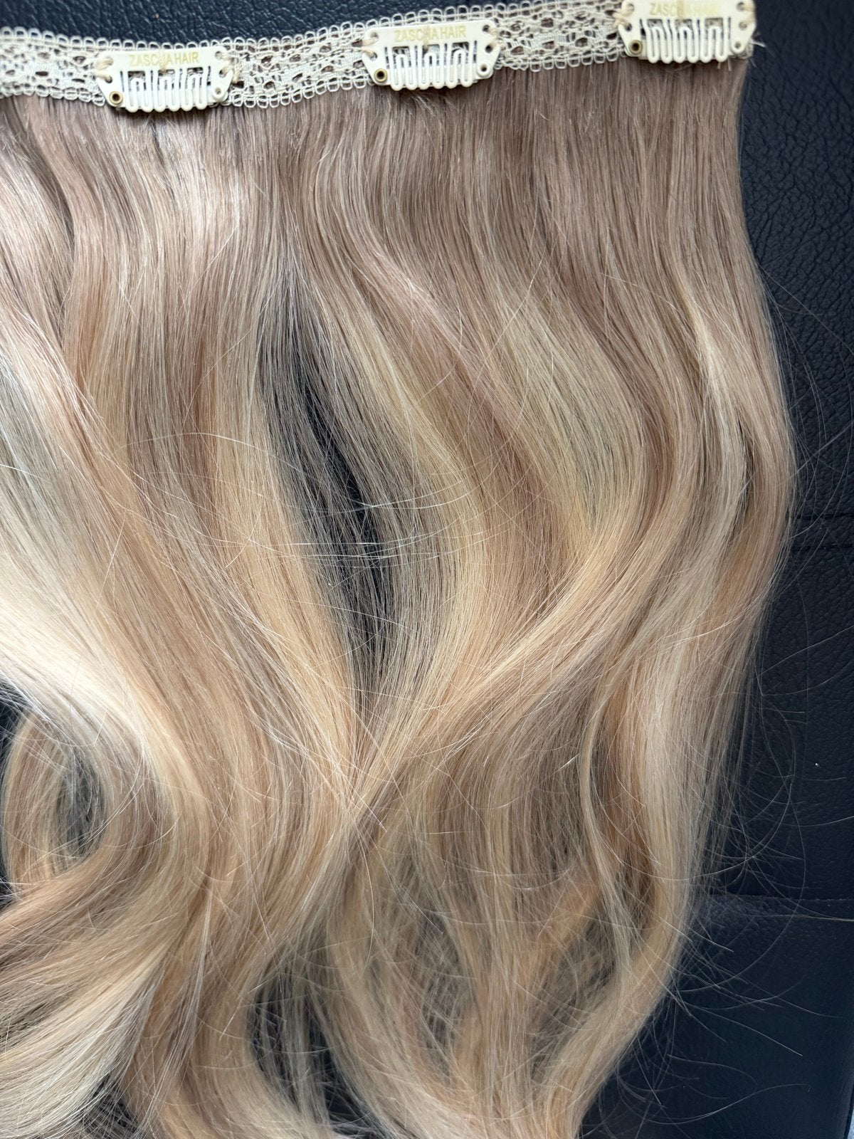 Zascha Hair Volumizer 40cm/50g - Rooted Misty Morning, Ophalen, Zo goed als nieuw, Pruik of Haarverlenging