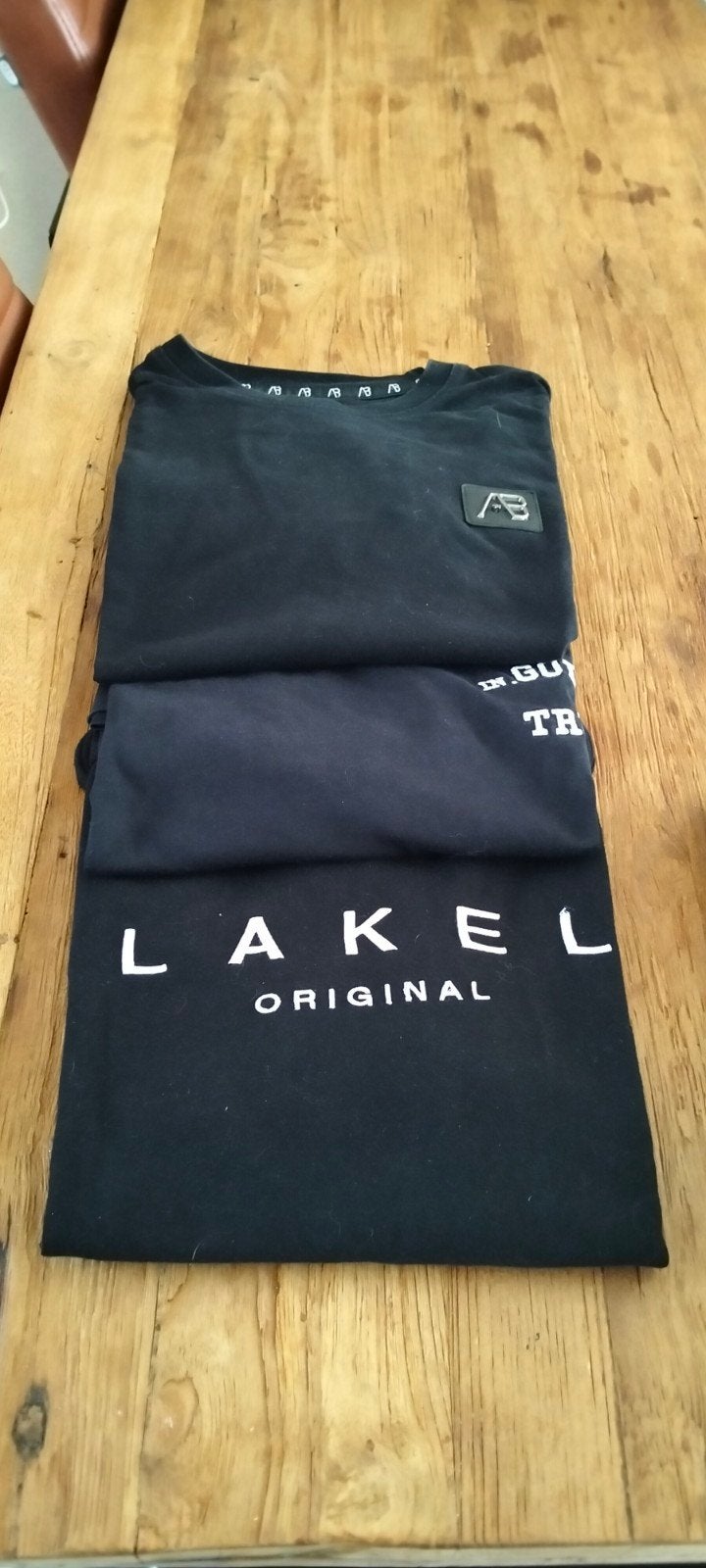 Jongens kledingpakket: 3 T-shirts en 2 truien maat 170/176, Gebruikt, Trui of Vest, Jongen, Diverse merken