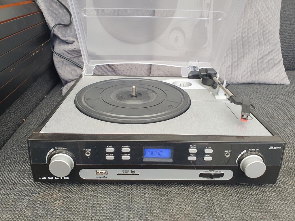 Platenspeler met usb en sd, Audio, Tv en Foto, Platenspelers, Ophalen of Verzenden, Zo goed als nieuw, Overige merken