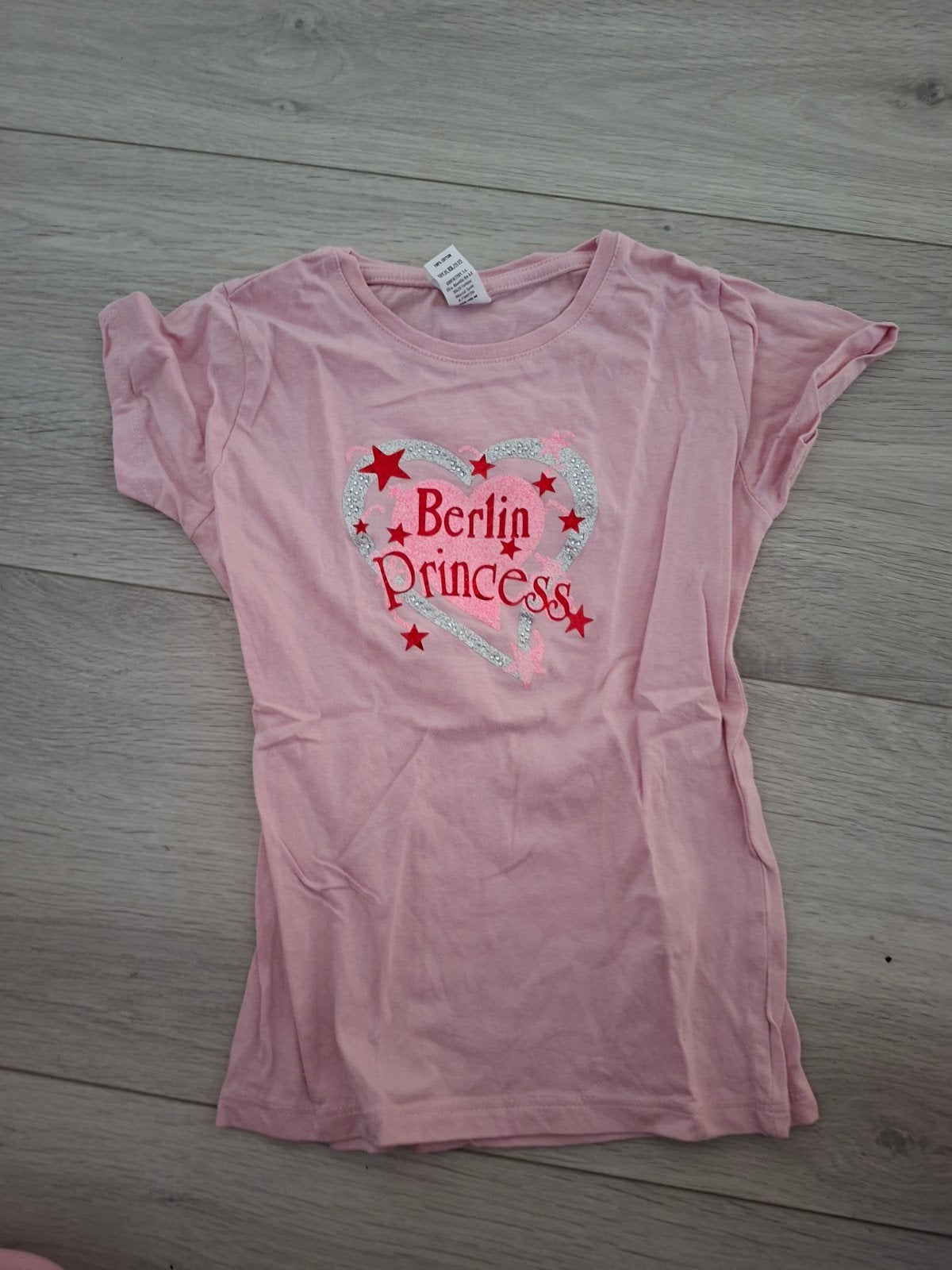 Nieuw roze t-shirt, maat 122, Kinderen en Baby's, Kinderkleding | Maat 122, Verzenden, Nieuw, Meisje, Shirt of Longsleeve
