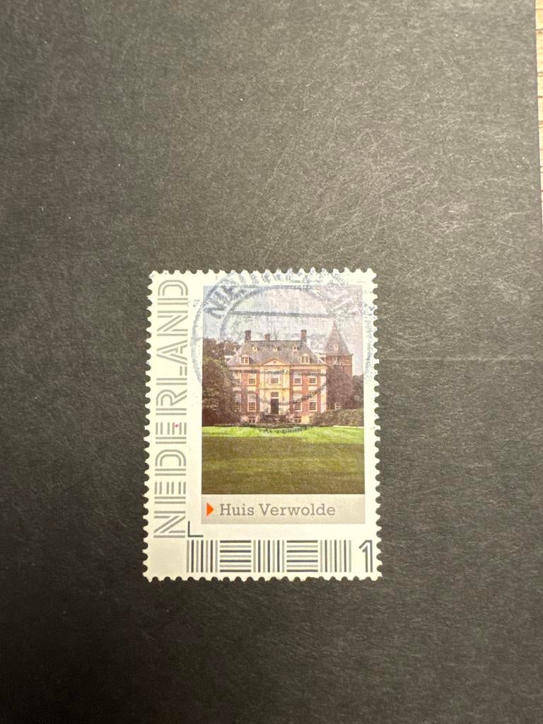 Persoonlijke Postzegel Huis Verwolde, Ophalen of Verzenden, Na 1940, Gestempeld