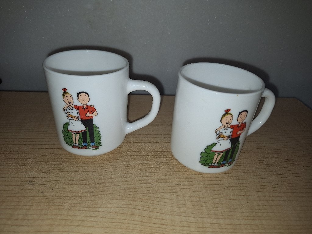 2 mokken Suske en Wiske, Verzamelen, Ophalen of Verzenden, Suske en Wiske, Zo goed als nieuw, Gebruiksvoorwerp