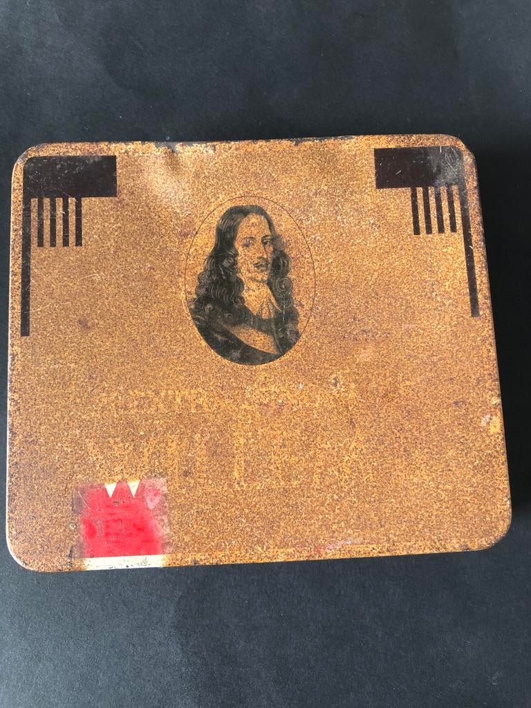 Vintage Willem II Extra Senoritas Sigarenblik, Ophalen of Verzenden, Gebruikt, Overige, Overige merken