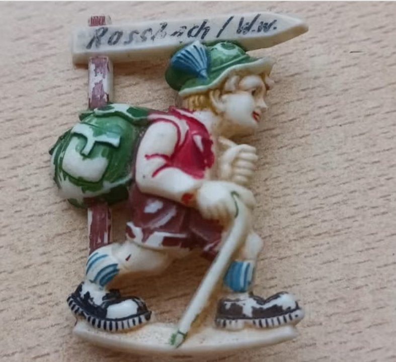 Souvenir Celluloid Broches jaren 30 of 40, Ophalen of Verzenden, Overige typen