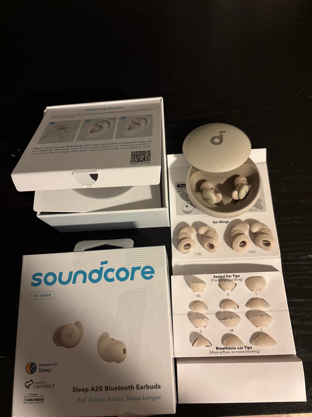 Soundcore Sleep A20 Bluetooth Earbuds - Nieuwstaat, In-ear, Bluetooth, Ophalen of Verzenden, Zo goed als nieuw