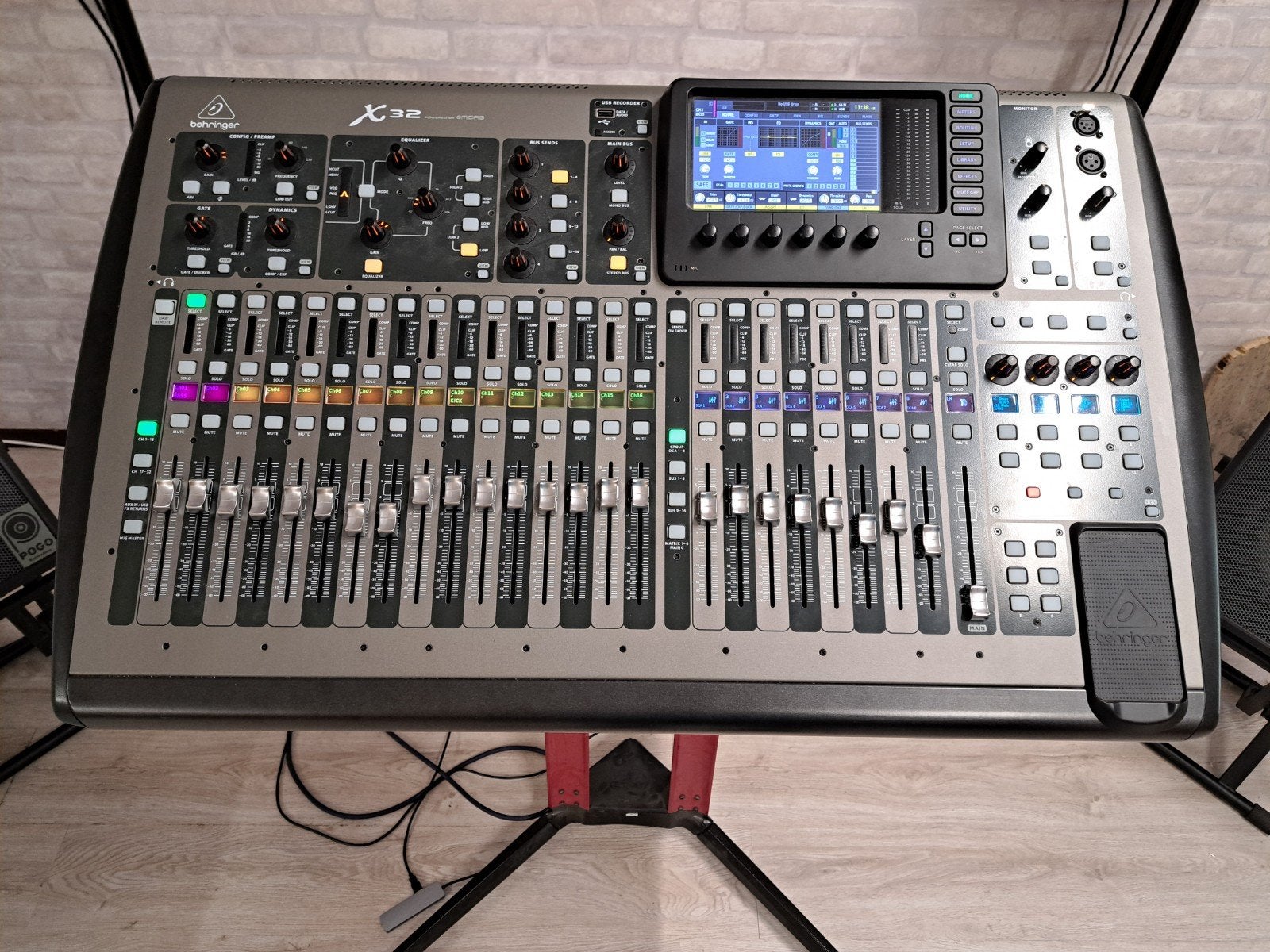 Behringer X32 full size als nieuw!, Ophalen, Zo goed als nieuw, 20 kanalen of meer