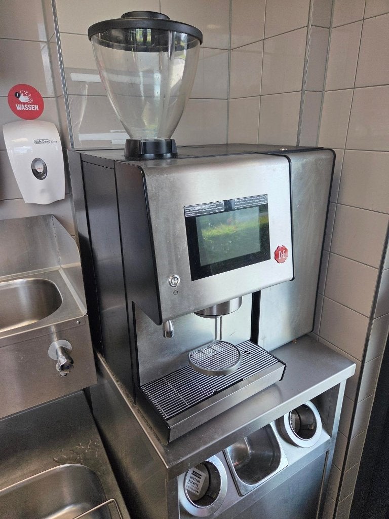Douwe Egberts professionele koffiemachine, Gebruikt, 10 kopjes of meer, Koffiemachine, Koffiebonen