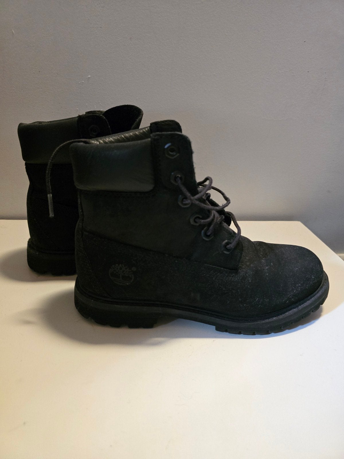 Timberland zwarte veterboots - maat 38, Kleding | Dames, Ophalen, Zwart, Lage of Enkellaarzen, Zo goed als nieuw